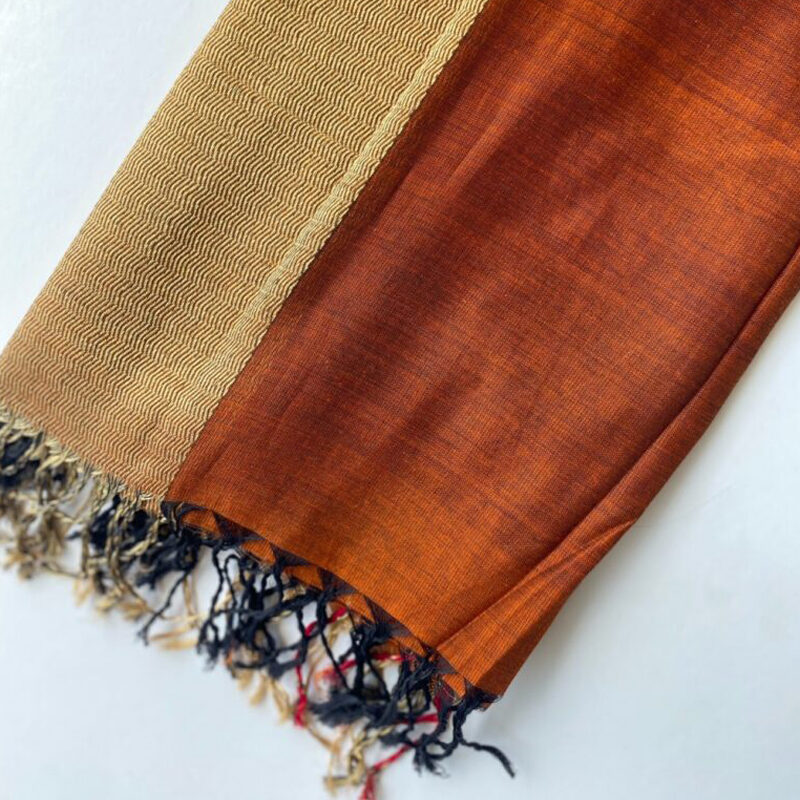 TANTUJA -  MAHESHWARI SILK DUPATTA - Image 2