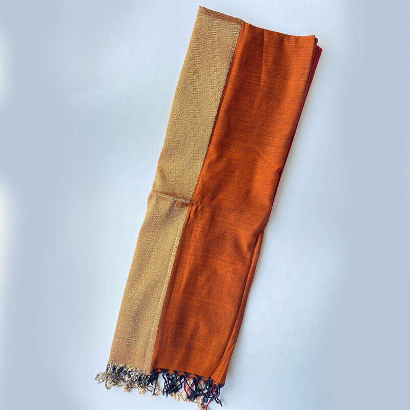 TANTUJA -  MAHESHWARI SILK DUPATTA - Image 3