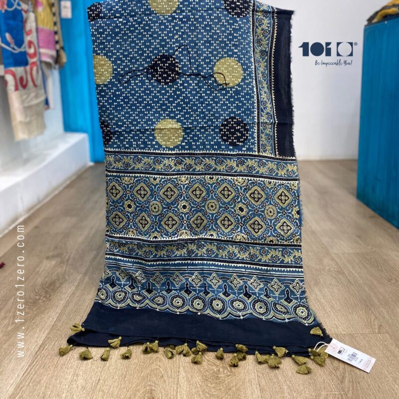 Ajrakh Dupatta - Image 2