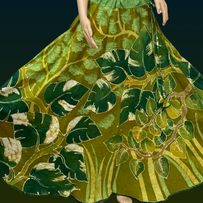 Handcrafted Indonesian Batik Skirt - Image 2