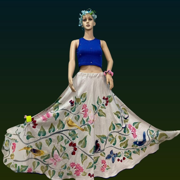 Handcrafted Indonesian Batik Skirt - LASK126