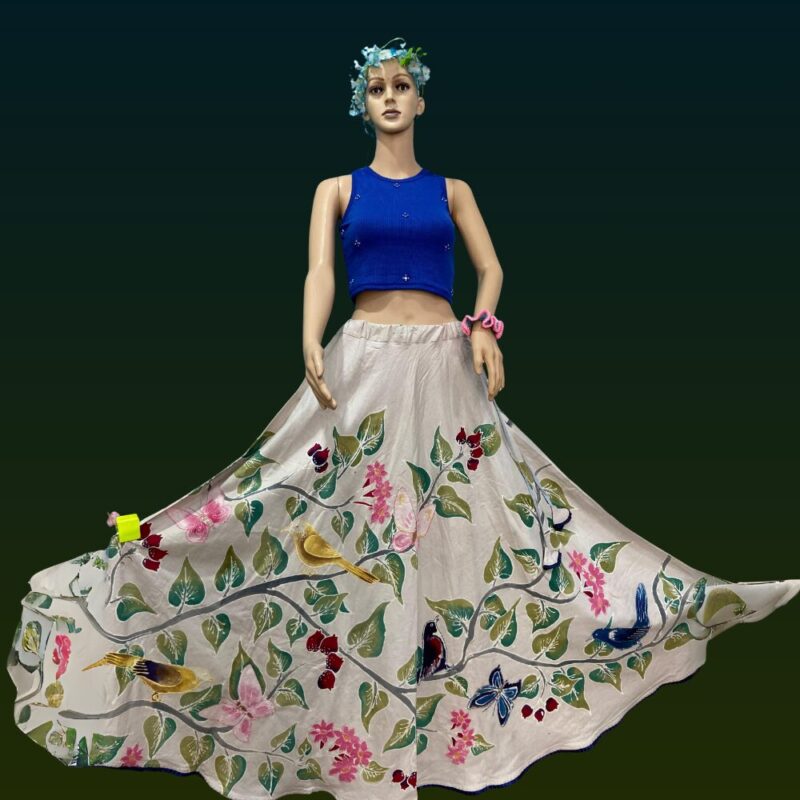 Handcrafted Indonesian Batik Skirt - LASK126