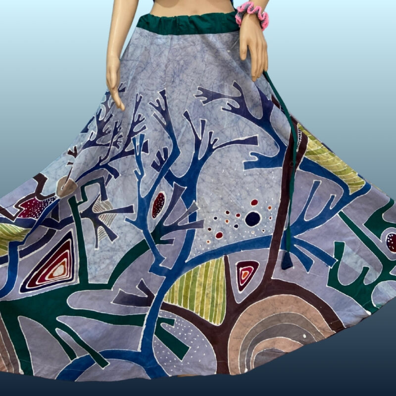 Handcrafted Indonesian Batik Skirt - LASK127 - Image 3