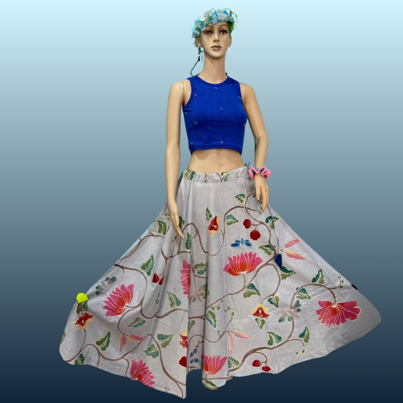 Handcrafted Indonesian Batik Skirt - LASK129