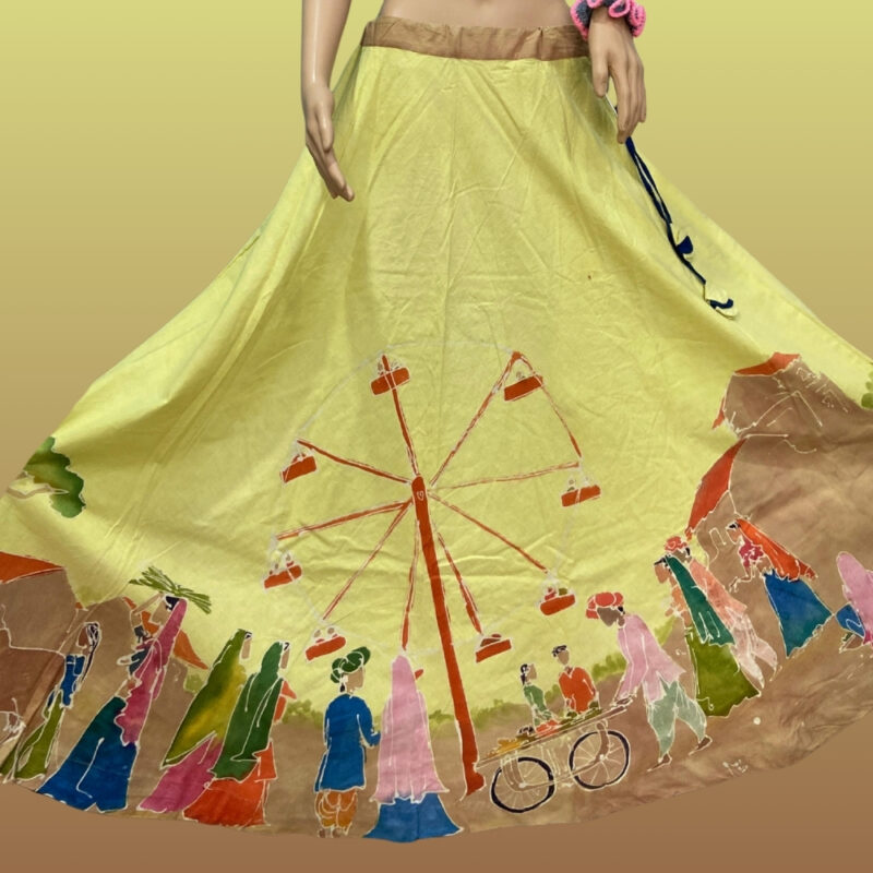 Handcrafted Indonesian Batik Skirt - LASK131 - Image 3