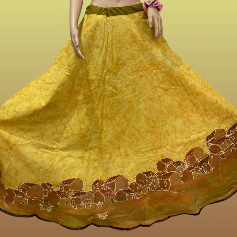 Handcrafted Indonesian Batik Skirt - LASK132 - Image 3