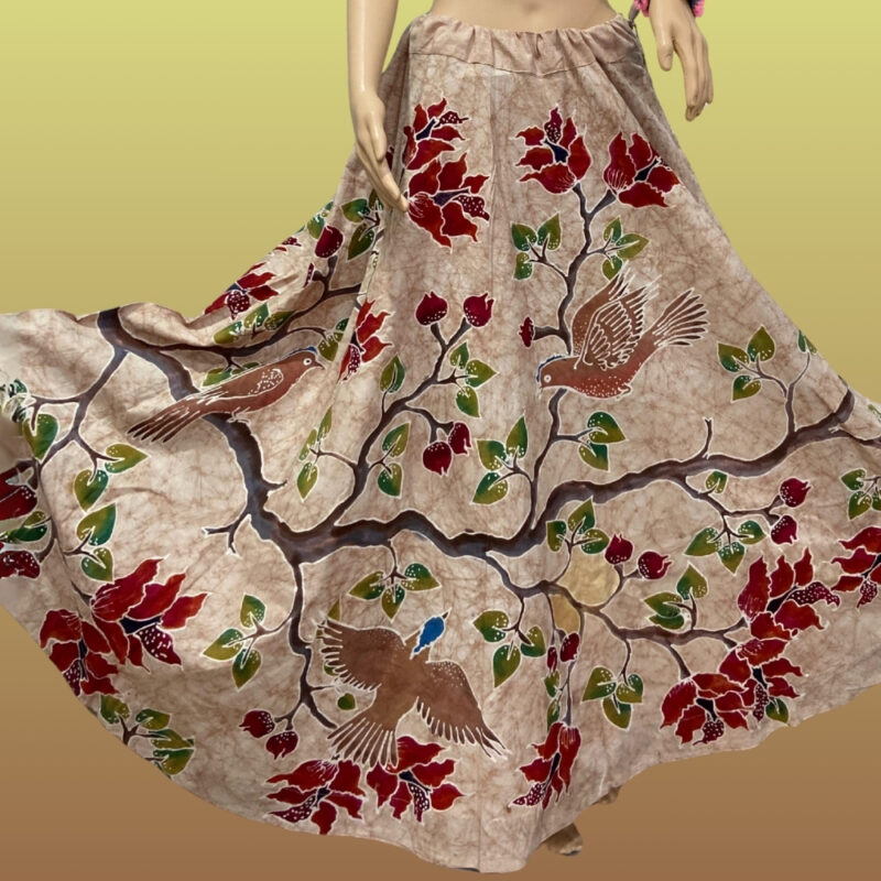 Handcrafted Indonesian Batik Skirt - LASK134 - Image 3