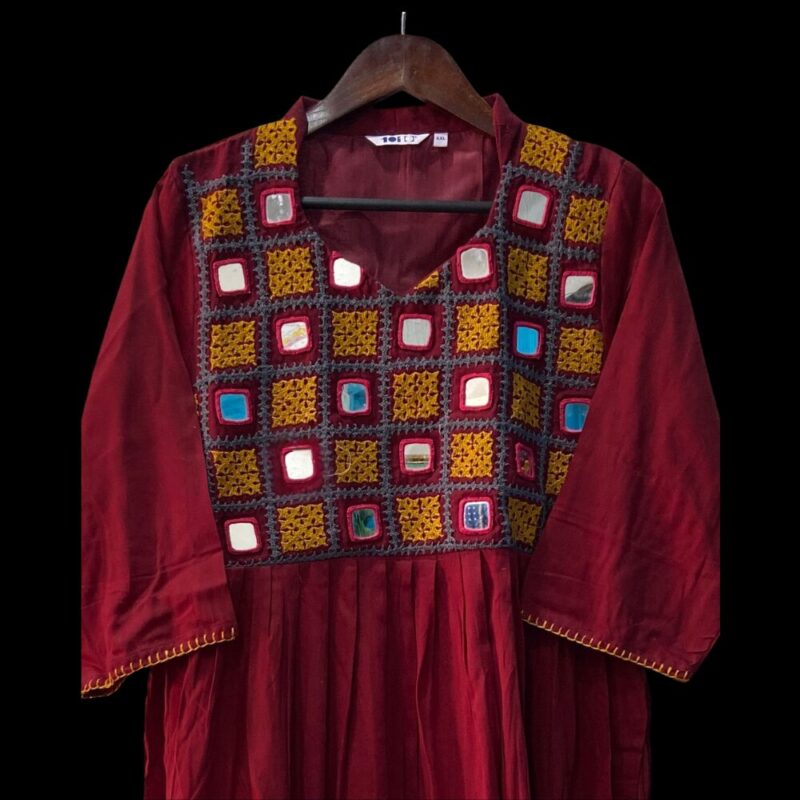 Bavaliya Hand Work Cotton Kurti