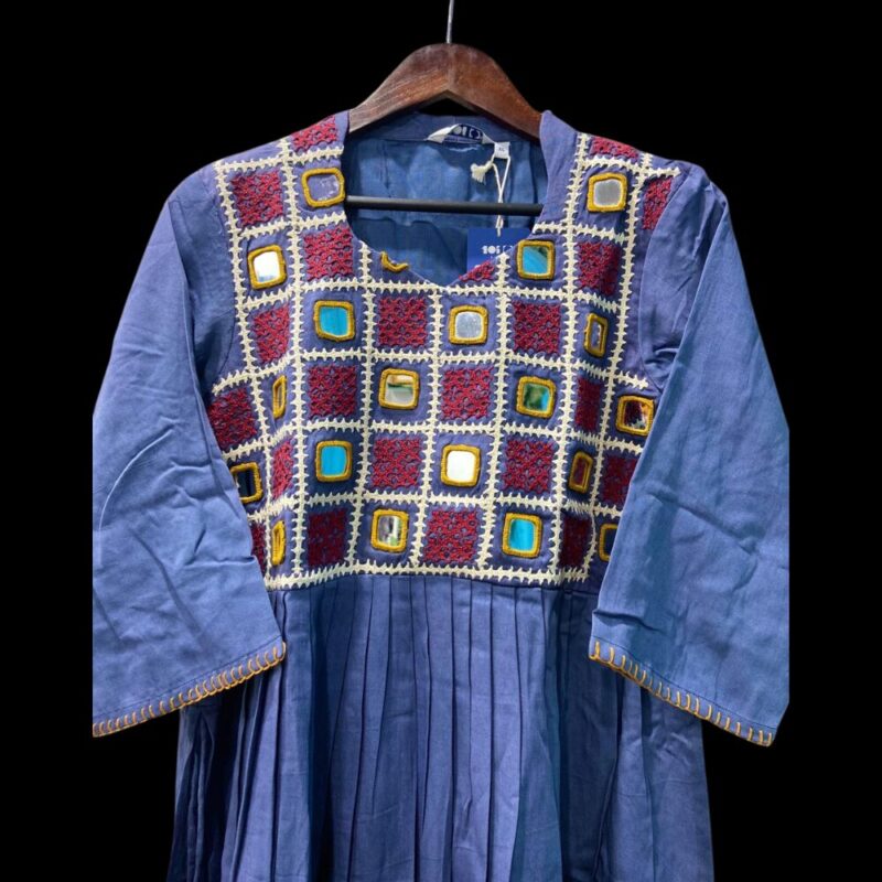 Bavaliya Hand Work Cotton Kurti