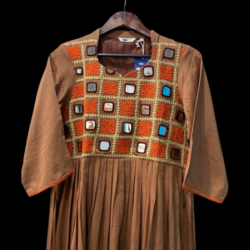 Bavaliya Hand Work Cotton Kurti