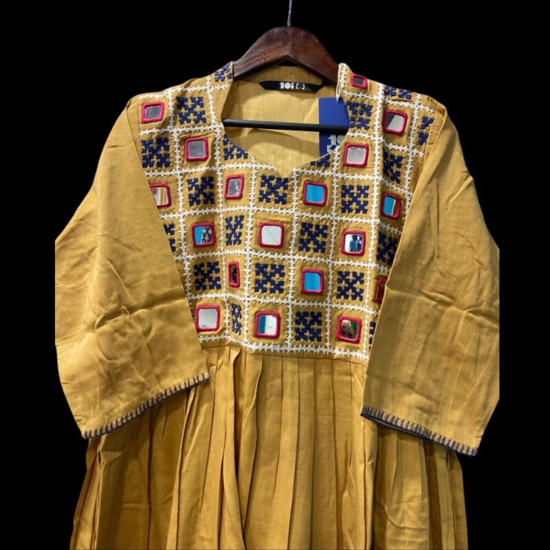 Bavaliya Hand Work Cotton Kurti