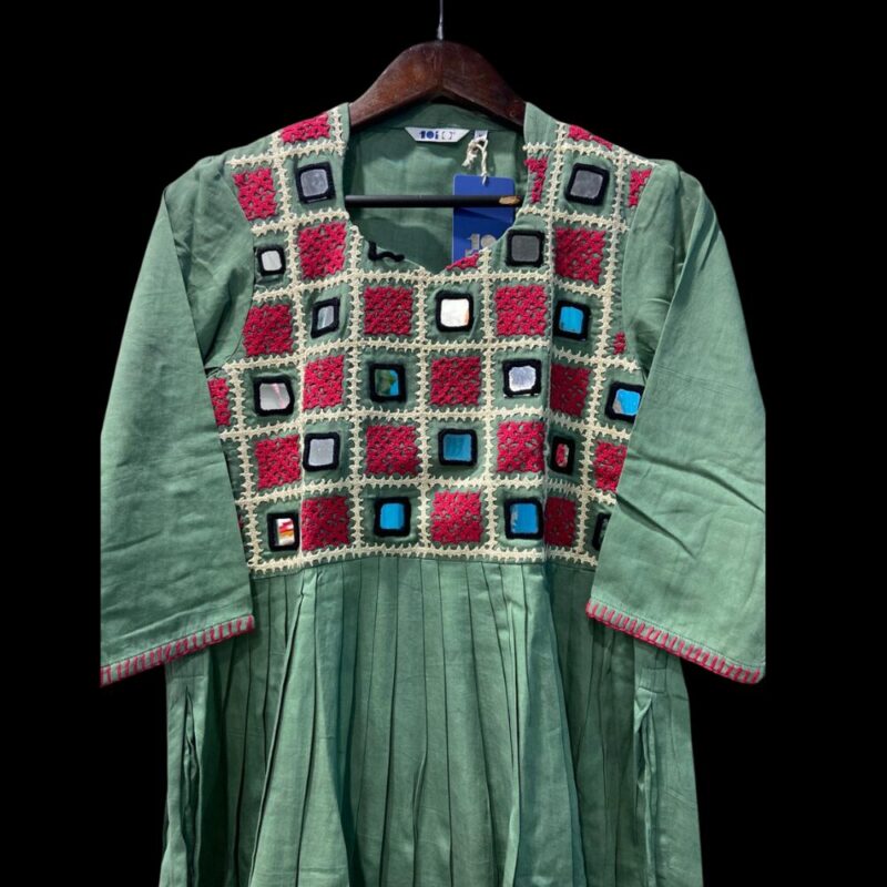 Bavaliya Hand Work Cotton Kurti