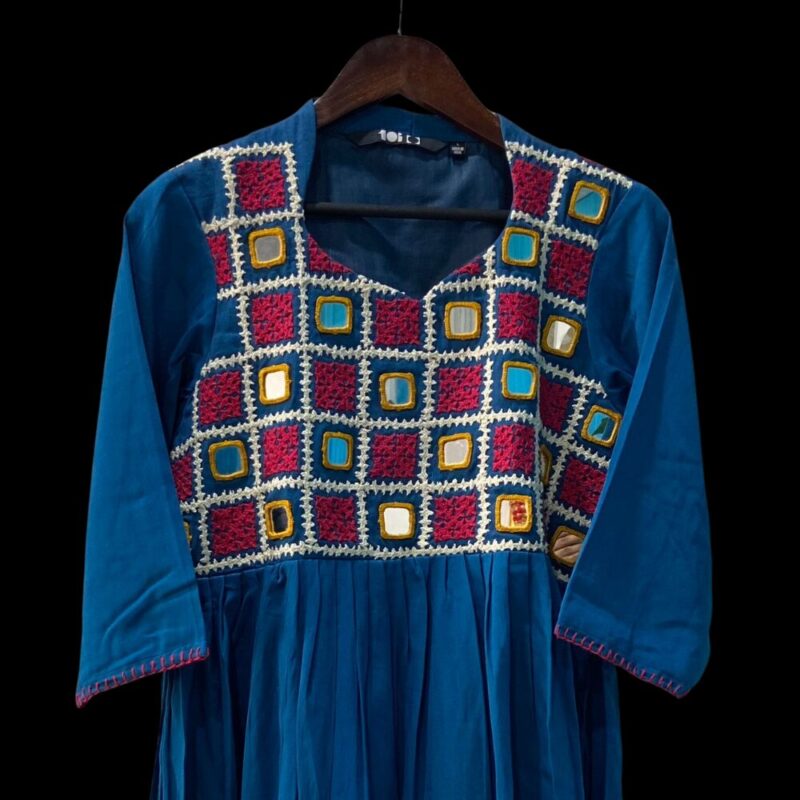 Bavaliya Hand Work Cotton Kurti