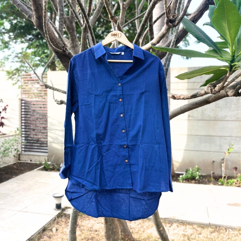 Indigo Cotton Shirt