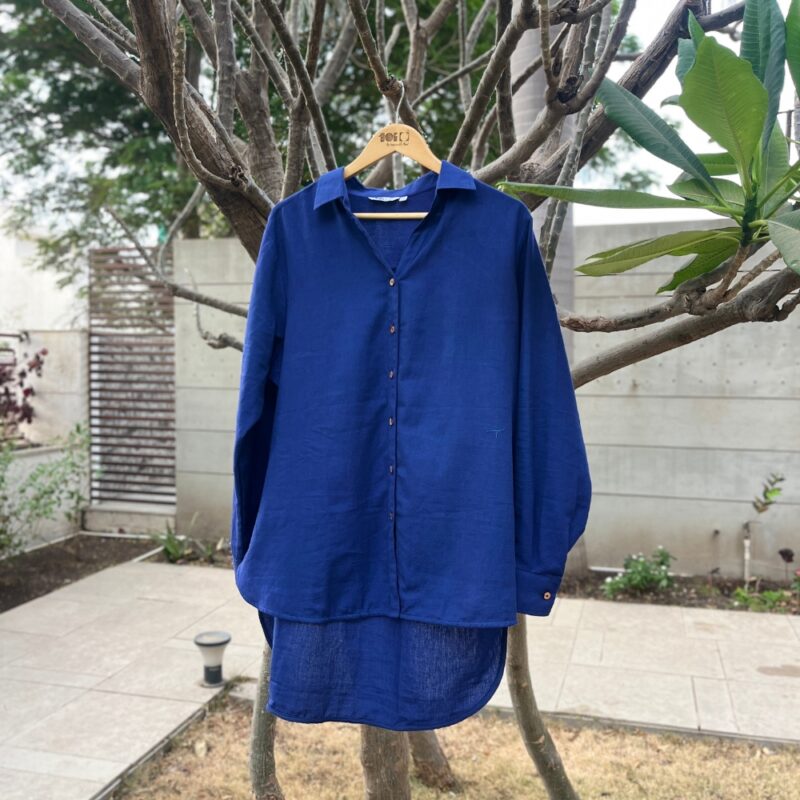 Blue Cotton Shirt