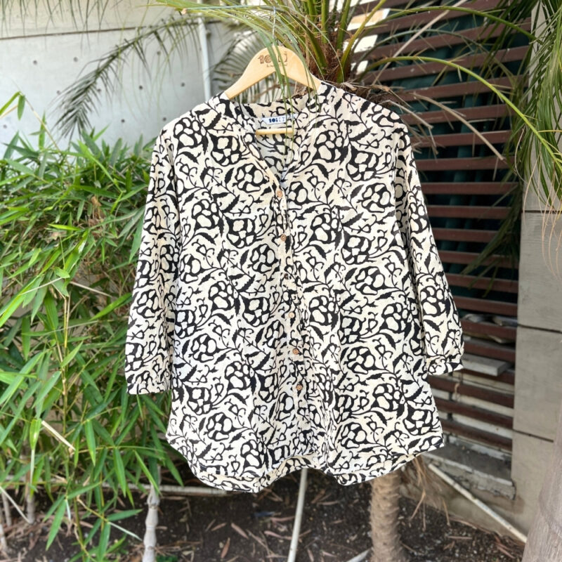 Jaal Print Cotton Shirt