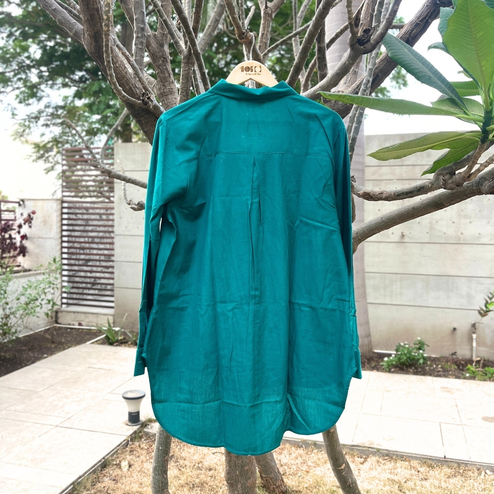 Plain Cotton Shirt - Image 2