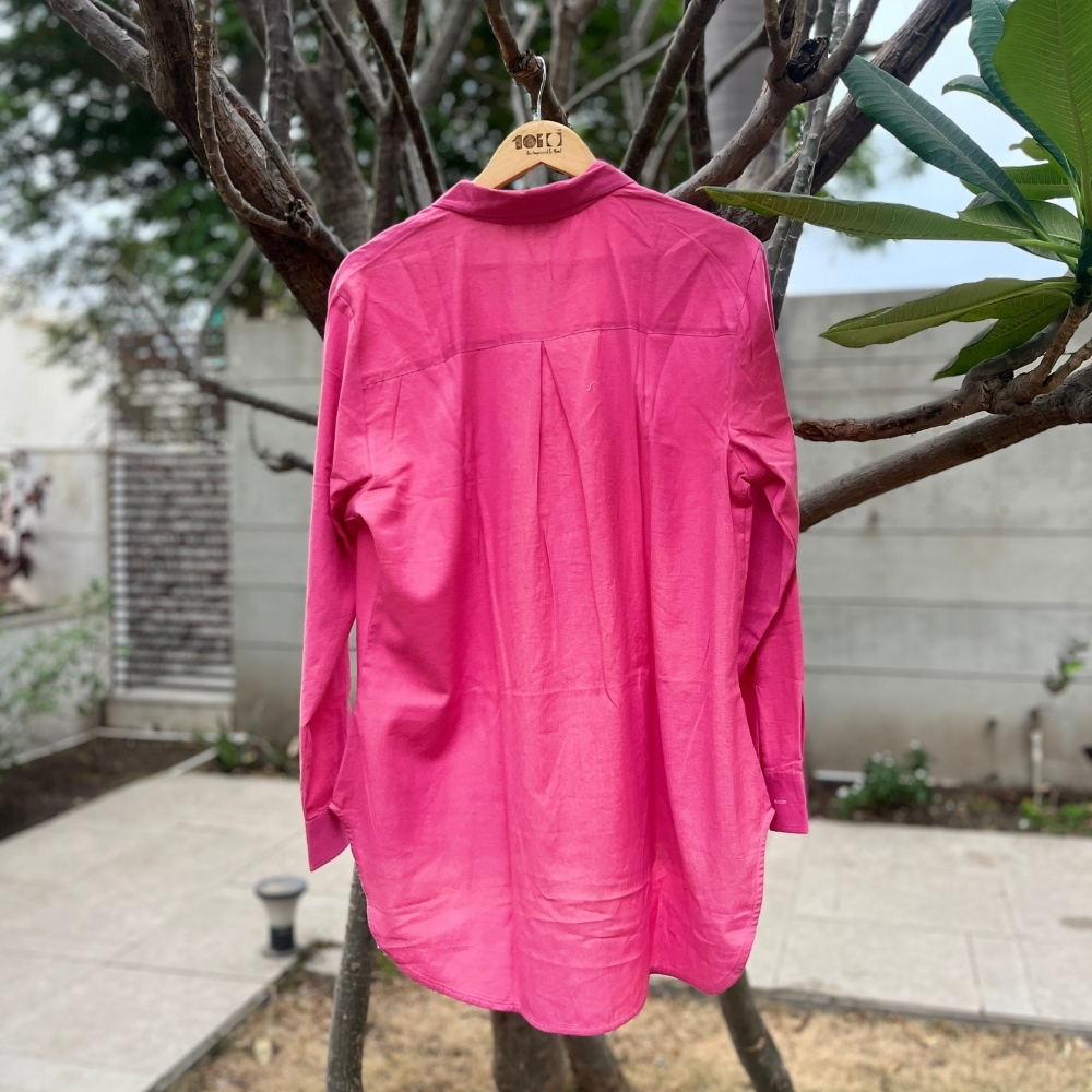 Light Pink Cotton Shirt - Image 2