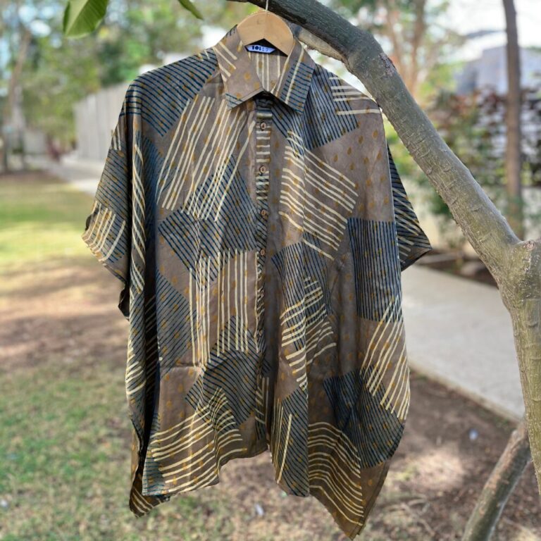 Ajrakh Kaftan Shirt