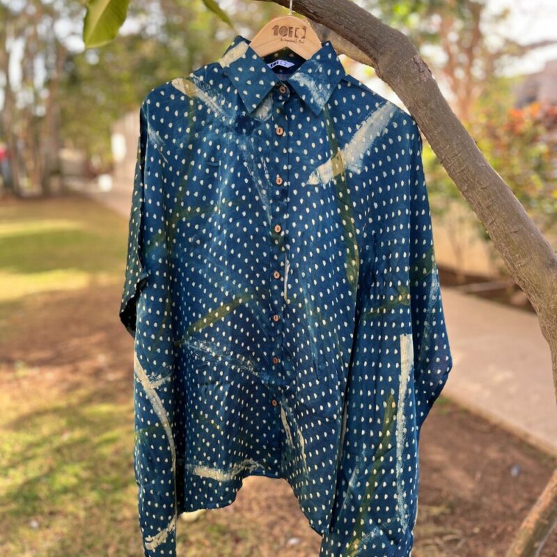 Indigo Shirt Kaftan