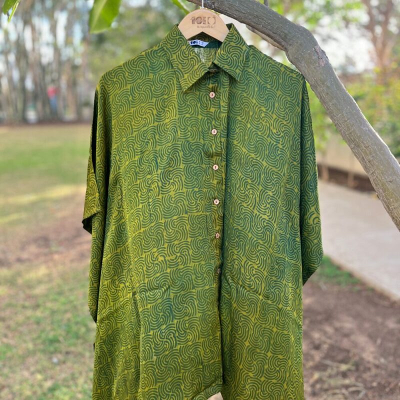Green Shirt Kaftan