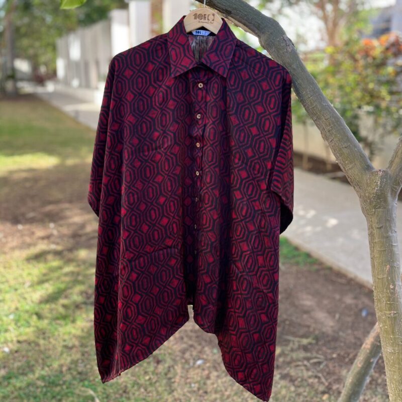 Dabu Print Shirt Kaftan