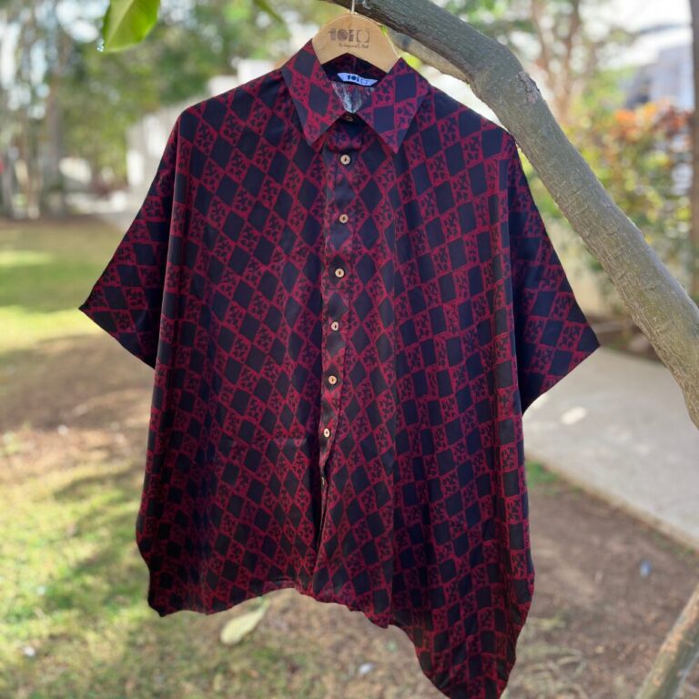 Dabu Print Shirt Kaftan