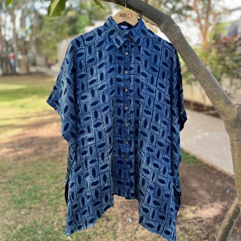 Indigo Shirt Kaftan