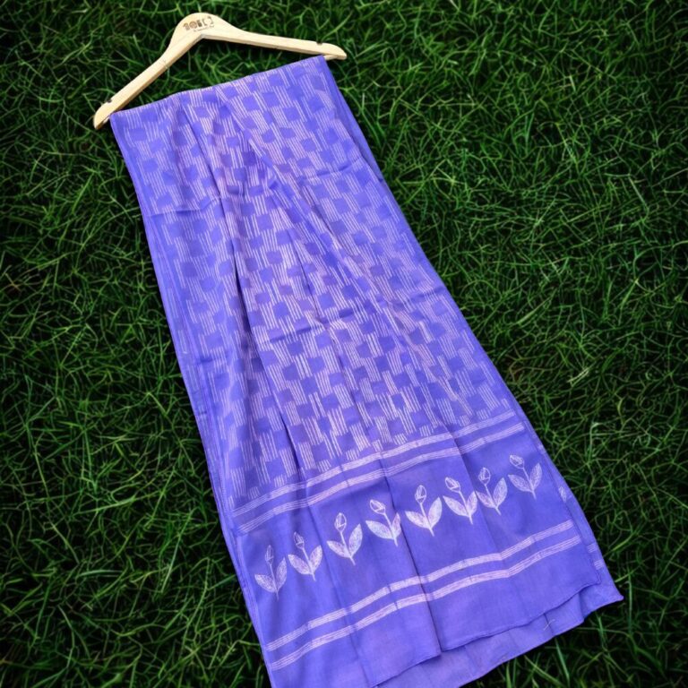 Purple Shibori Stole