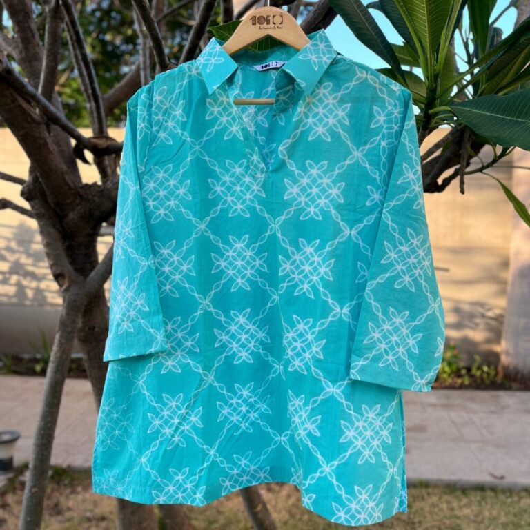Shibori short Kurta