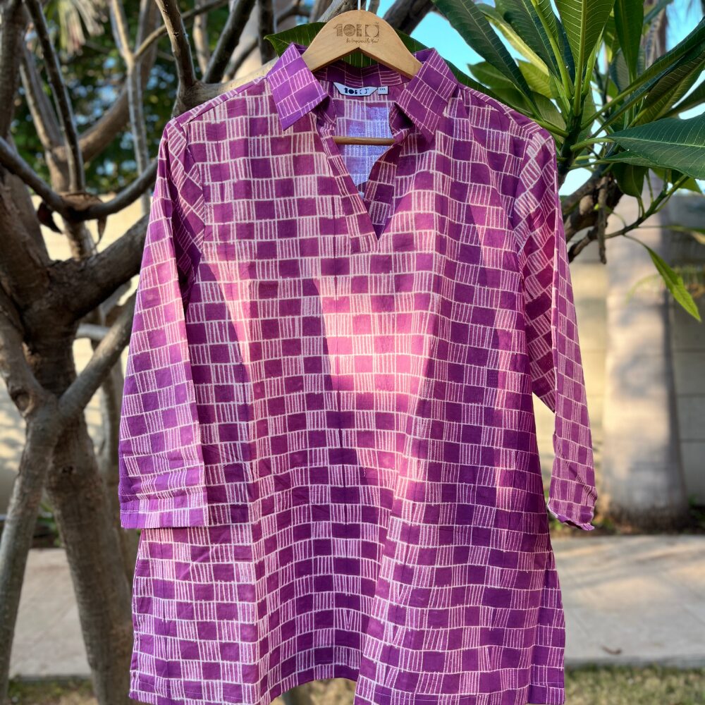 Shibori Short Kurta