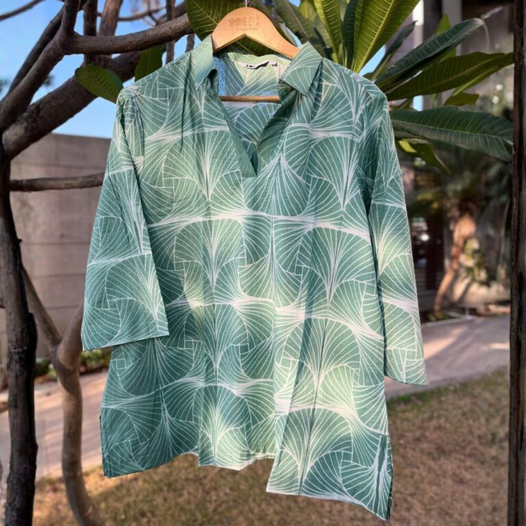Shibori short kurta