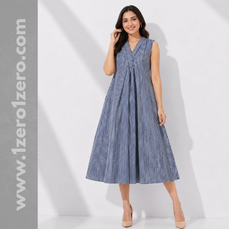 Stripe Cotton Frock