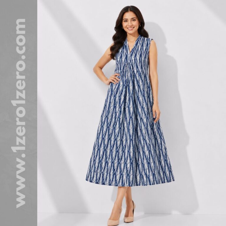 Indigo Cotton Frock