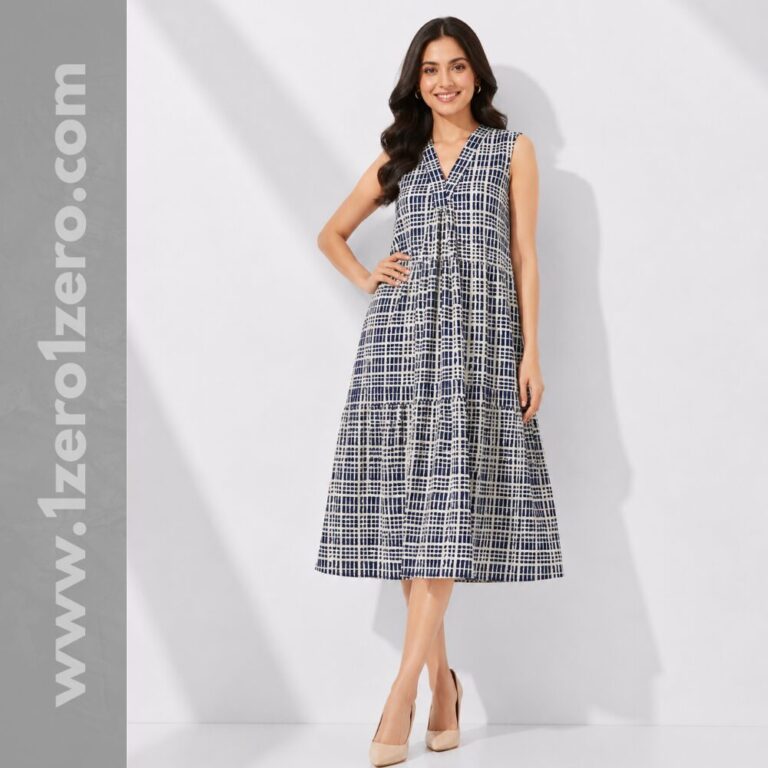 Indigo Cotton Frock