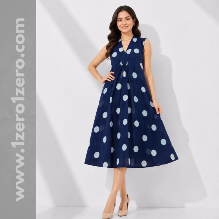 Polkadot Cotton Frock