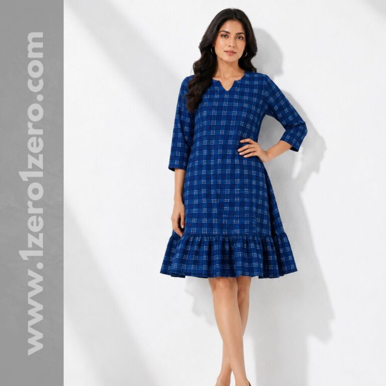 Indigo Cotton Frock